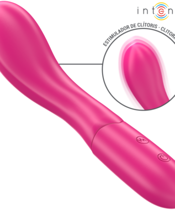 INTENSE - LISETTE VIBRADOR 19 CM FLEXÍVEL 10 VIBRAÇÕES ROSA