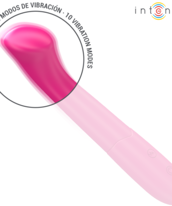 INTENSE - PATY VIBRADOR 19 CM FLEXÍVEL 10 VIBRAÇÕES MODELO 2 ROSA - Imagem 3