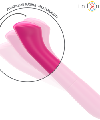 INTENSE - PATY VIBRADOR 19 CM FLEXÍVEL 10 VIBRAÇÕES MODELO 2 ROSA - Imagem 4