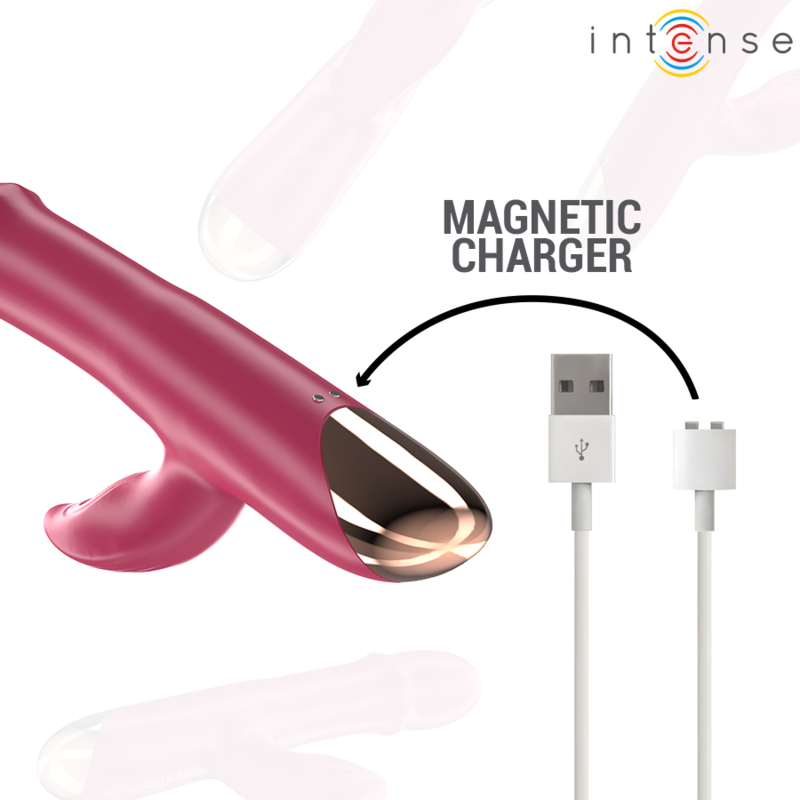 INTENSE - CHLOE VIBRADOR MULTIFUNCIONAL 3 EM 1 VERMELHO - Image 3