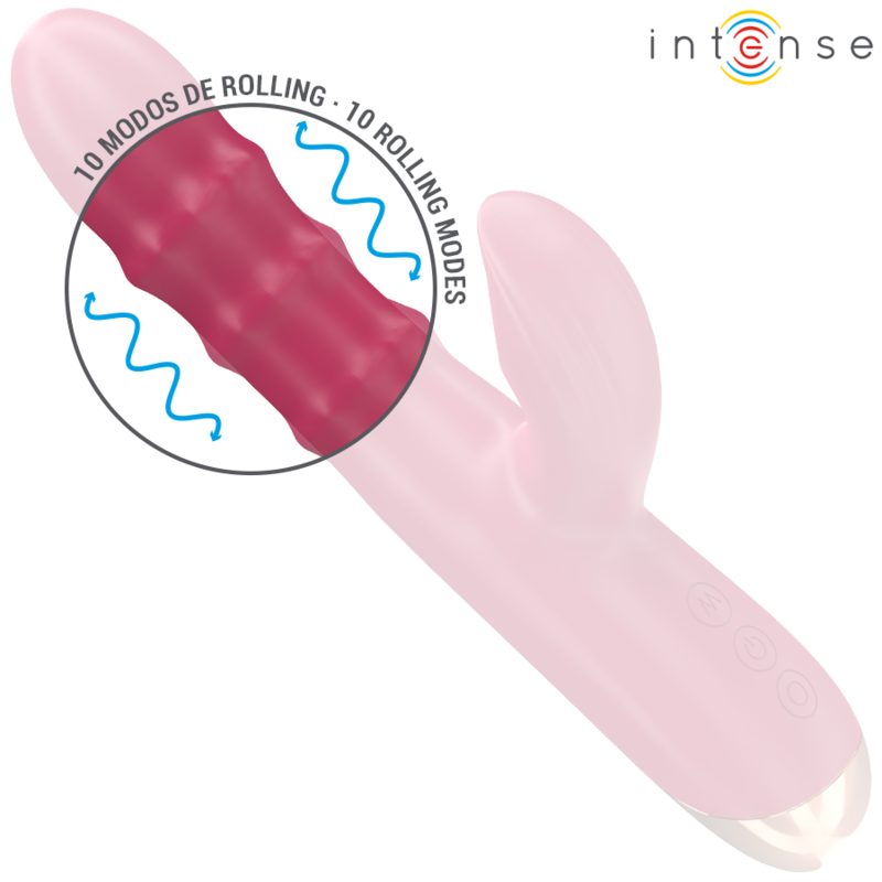 INTENSE - CHLOE VIBRADOR MULTIFUNCIONAL 3 EM 1 VERMELHO - Image 5