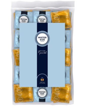 MISTER SIZE - PRESERVATIVO TAMANHO M 53 MM (100 UNIDADES)