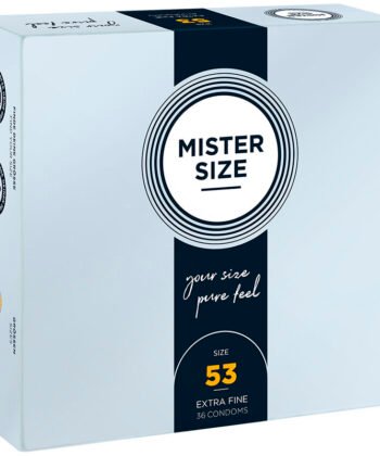 MISTER SIZE - PRESERVATIVO TAMANHO M 53 MM (36 UNIDADES)
