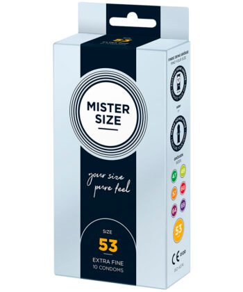 Visão alternativa de MISTER SIZE - PRESERVATIVO TAMANHO M 53 MM (10 UNIDADES)