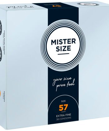 MISTER SIZE - PRESERVATIVO TAMANHO L 57 MM (36 UNIDADES)