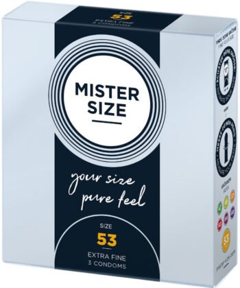 Visão alternativa de MISTER SIZE - PRESERVATIVO TAMANHO M 53 MM (3 UNIDADES)