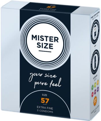 Visão alternativa de MISTER SIZE - PRESERVATIVO TAMANHO L 57 MM (3 UNIDADES)