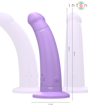 INTENSE - VIBRADOR EDDIE 17,5 CM 10 VIBRAÇÕES ROXO COMANDO À DISTÂNCIA - Image 3