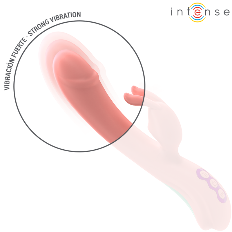 INTENSE - VIBRADOR RACHEL RABBIT 5 VIBRAÇÕES ROSA - Imagem 4