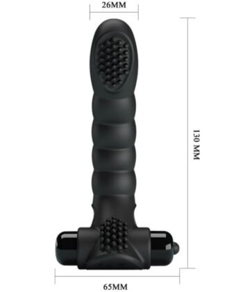 PRETTY LOVE - VIBRADOR DE DEDO ALEXANDER 10 VIBRAÇÕES PRETO - Image 5