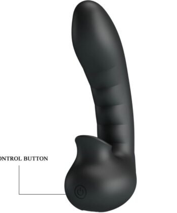 PRETTY LOVE - HOBGOBLIN VIBRATING FINGER CASE 12 VIBRAÇÕES + ESTIMULADOR DE CLITÓRIS PRETO