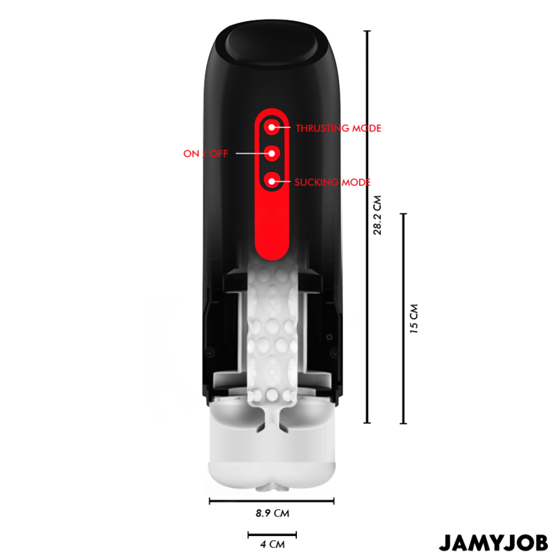 JAMYJOB - MASTURBADOR AUTOMÁTICO PHANTOM VAGINA 5 MODOS DE SUCÇÃO E IMPULSO - Image 2