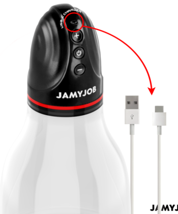 JAMYJOB - BOMBA DE TESTÍCULOS AUTOMÁTICA XPAND LITE 3 NÍVEIS DE SUCÇÃO CINZA