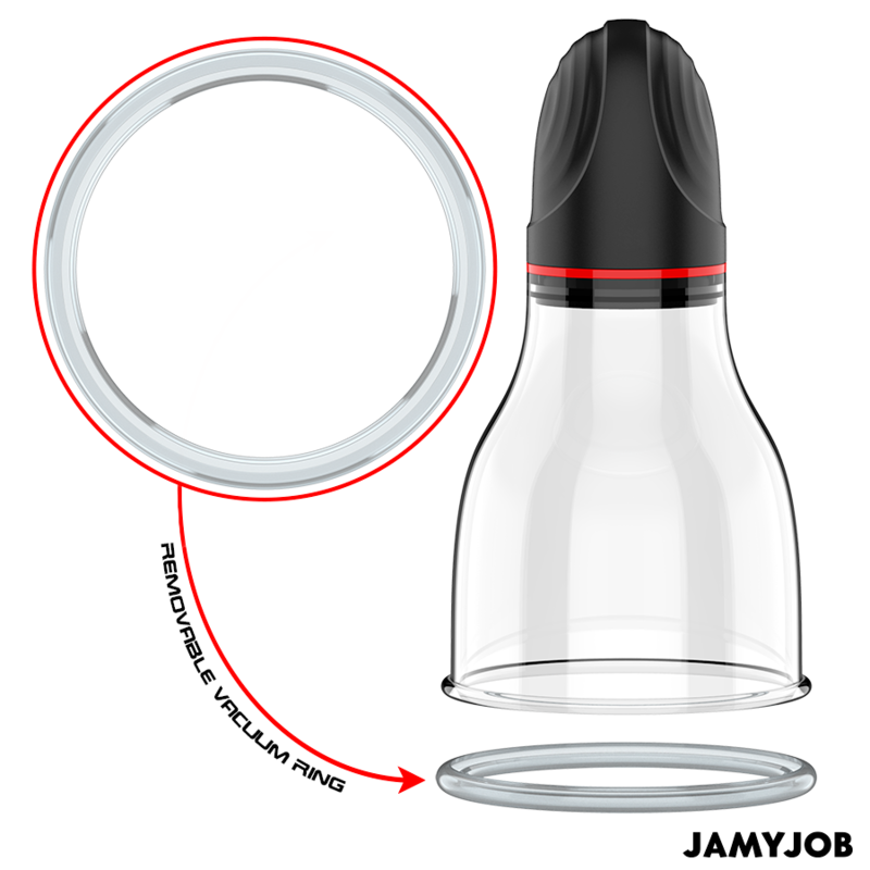 JAMYJOB - BOMBA DE TESTÍCULOS AUTOMÁTICA XPAND LITE 3 NÍVEIS DE SUCÇÃO CINZA - Image 2