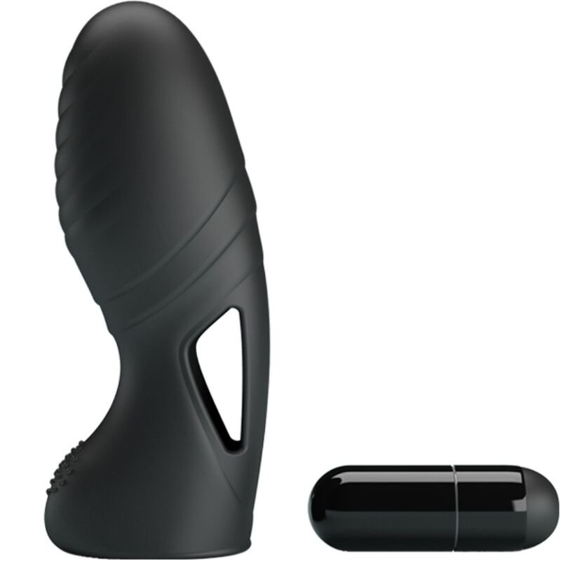 PRETTY LOVE - VIBRADOR DE DEDO DE SILICONE ALAN PRETO - Imagem 3