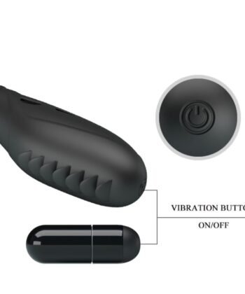 Visão alternativa de PRETTY LOVE - VIBRADOR DE DEDO DE SILICONE GILO PRETO