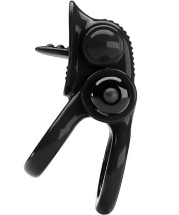 Visão alternativa de PRETTY LOVE - ANEL APAIXONADO ANEL VIBRATÓRIO DUPLO + ESTIMULADOR DE CLITÓRIS PRETO