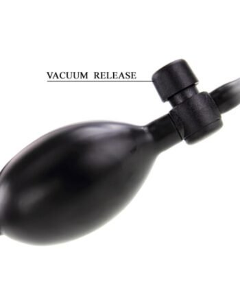 PRETTY LOVE - PLUG ANAL INFLÁVEL PRETO