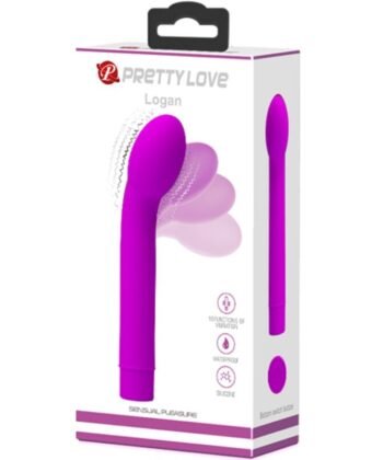 PRETTY LOVE - LOGAN G-SPOT VIBRADOR 10 VIBRAÇÕES ROXO - Image 2