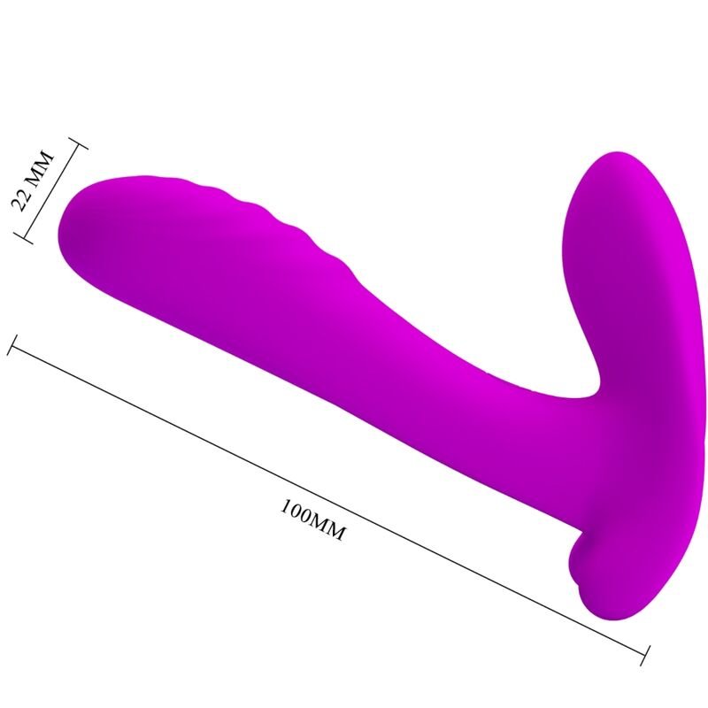 PRETTY LOVE - MASSAGEADOR E VIBRADOR 12 VIBRAÇÕES CONTROLE REMOTO ROXO - Image 2