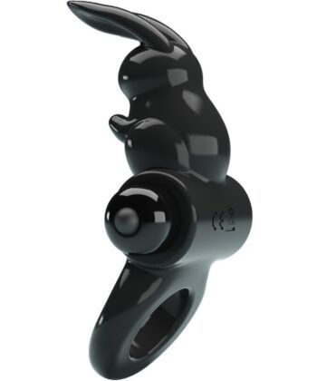 PRETTY LOVE - ANEL VIBRADOR COELHO ANEL EXCITANTE 10 VIBRAÇÕES PRETO - Image 3