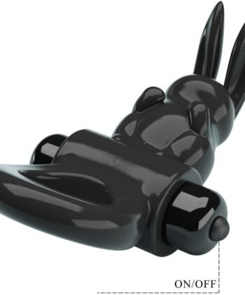 PRETTY LOVE - ANEL VIBRADOR COELHO ANEL EXCITANTE 10 VIBRAÇÕES PRETO - Image 4