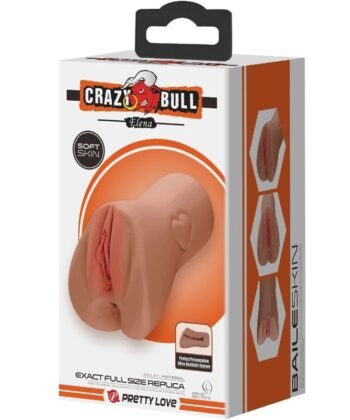 CRAZY BULL - DESIGN DE VAGINA E ÂNUS ESCARLATE COM CARNE DE CORAÇÃO - Imagem 4