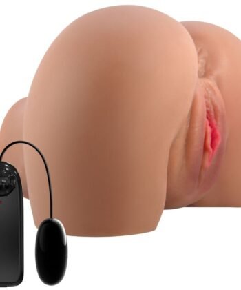 Visão alternativa de CRAZY BULL - VIBRADOR MILA BUTT COM CONTROLE REALISTA DE VAGINA E ÂNUS REMOTO