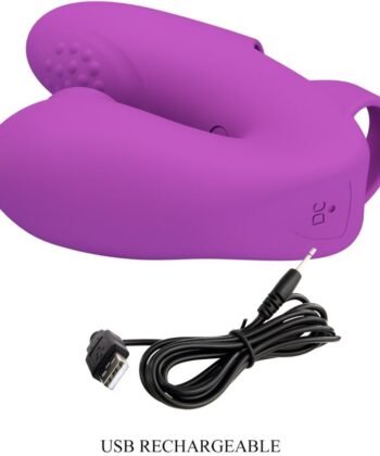 Visão alternativa de PRETTY LOVE - VIBRADOR DE DEDO ATHENA COM ESTIMULADOR DE CLITÓRIS ROXO