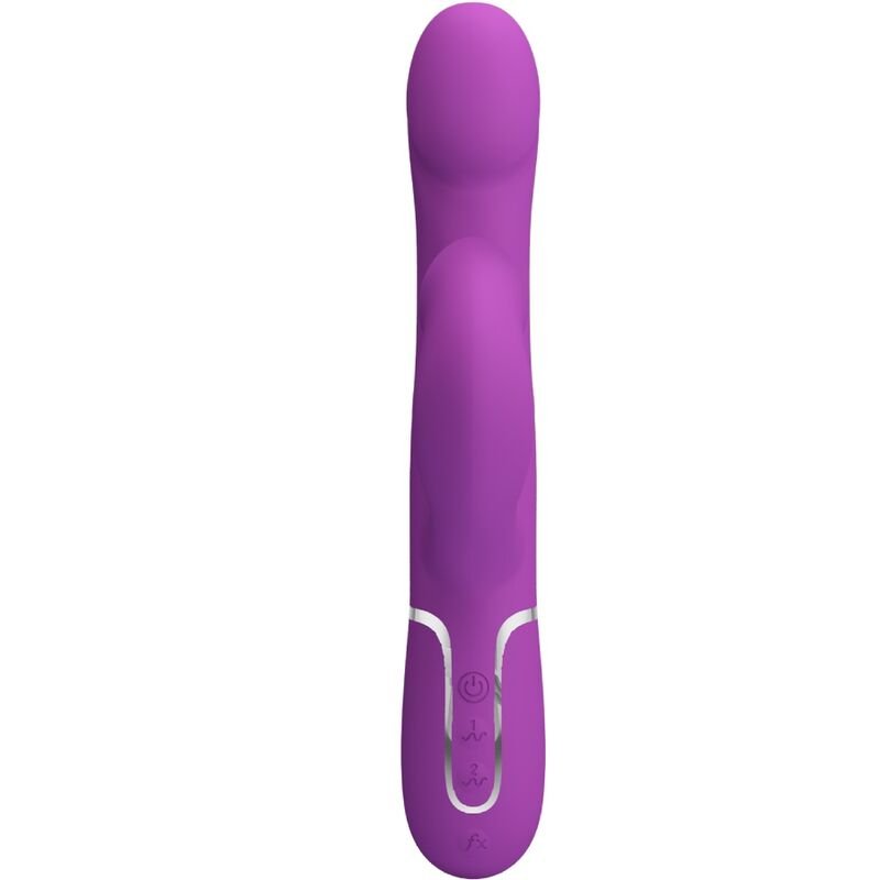 PRETTY LOVE - VIBRADOR E ESTIMULADOR MULTIFUNCIONAL 4 EM 1 ROXO - Imagem 2