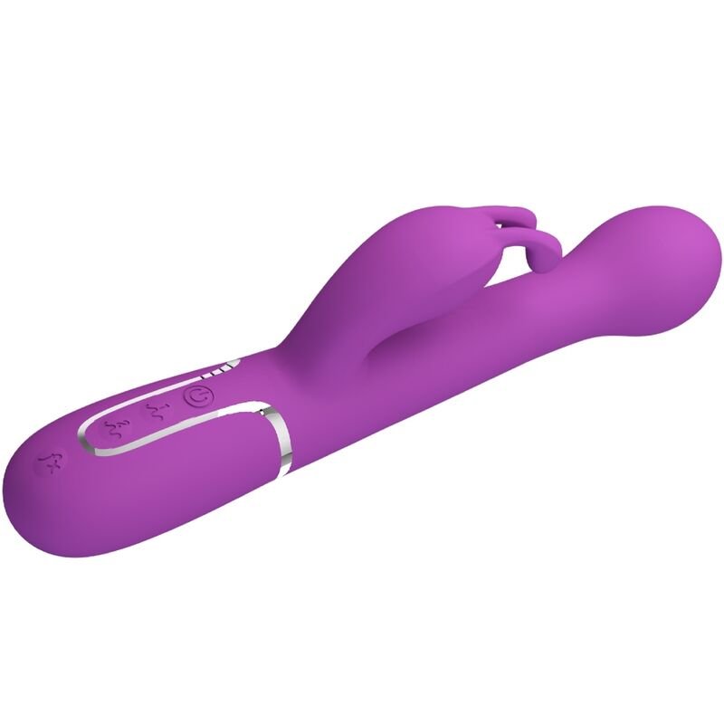 PRETTY LOVE - DEJON 3 EM 1 MULTIFUNCIONAL RABBIT VIBRADOR ROXO - Imagem 2
