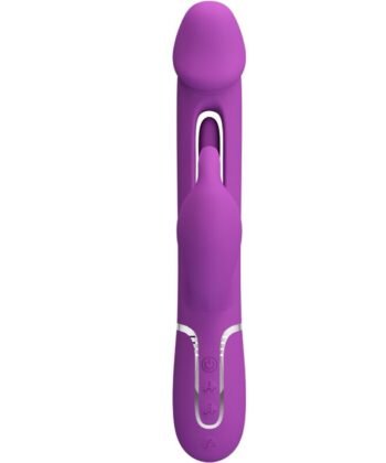 Visão alternativa de PRETTY LOVE - KAMPAS 3 EM 1 MULTIFUNCIONAL COELHO VIBRADOR ROXO