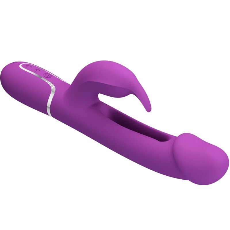 PRETTY LOVE - KAMPAS 3 EM 1 MULTIFUNCIONAL COELHO VIBRADOR ROXO - Imagem 2