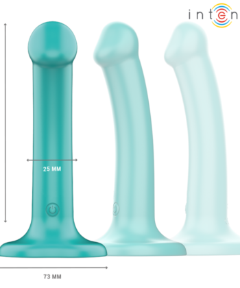 INTENSE - VIBRADOR KATIE COM VENTOSA 10 VIBRAÇÕES COMANDO À DISTÂNCIA AZUL - Image 3