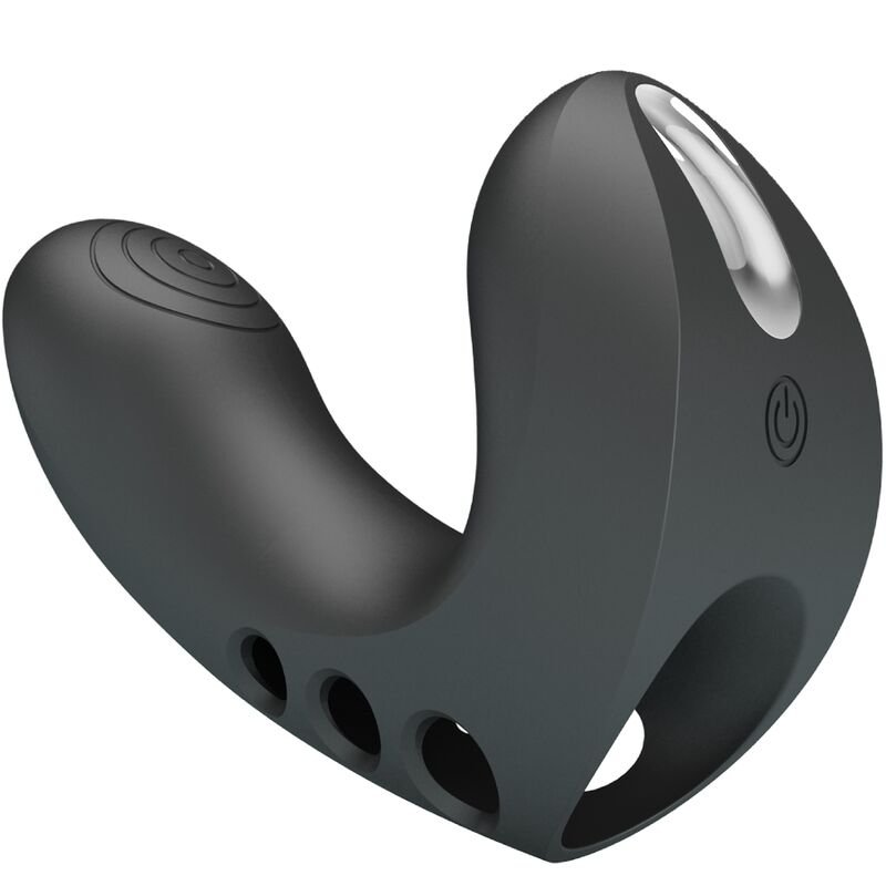 PRETTY LOVE - VIBRADOR DE DEDO CAMELIA 7 VIBRAÇÕES PRETO - Image 3