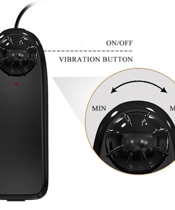 BAILE - CATOBLEPAS VIBRADOR REALISTA 20,6 CM CARNE CONTROLE REMOTO