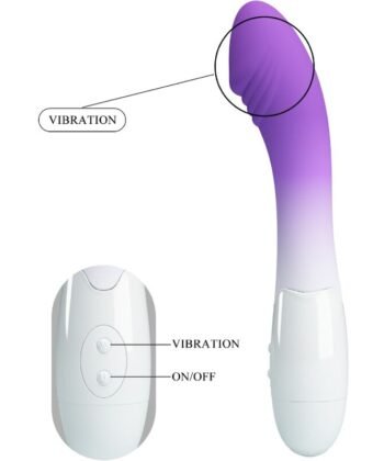PRETTY LOVE - VIBRADOR ELEMENTAL PONTO G 30 VIBRAÇÕES ROXO - Image 3