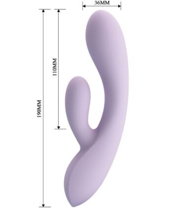 PRETTY LOVE - VIBRADOR ROSOLYN RABBIT 10 VIBRAÇÕES ROXO - Image 4