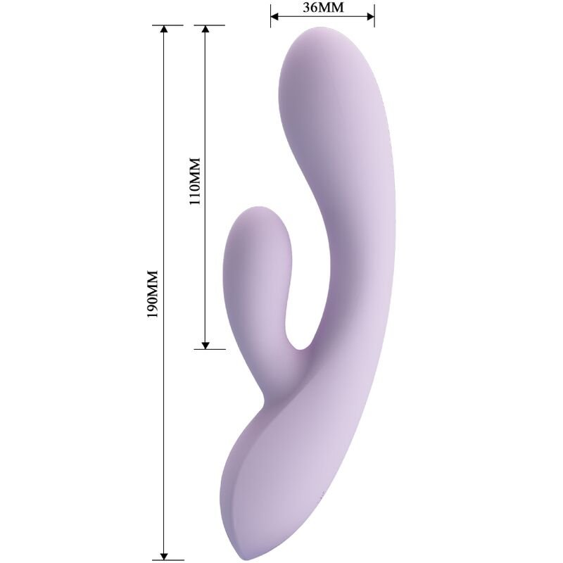 PRETTY LOVE - VIBRADOR ROSOLYN RABBIT 10 VIBRAÇÕES ROXO - Image 4
