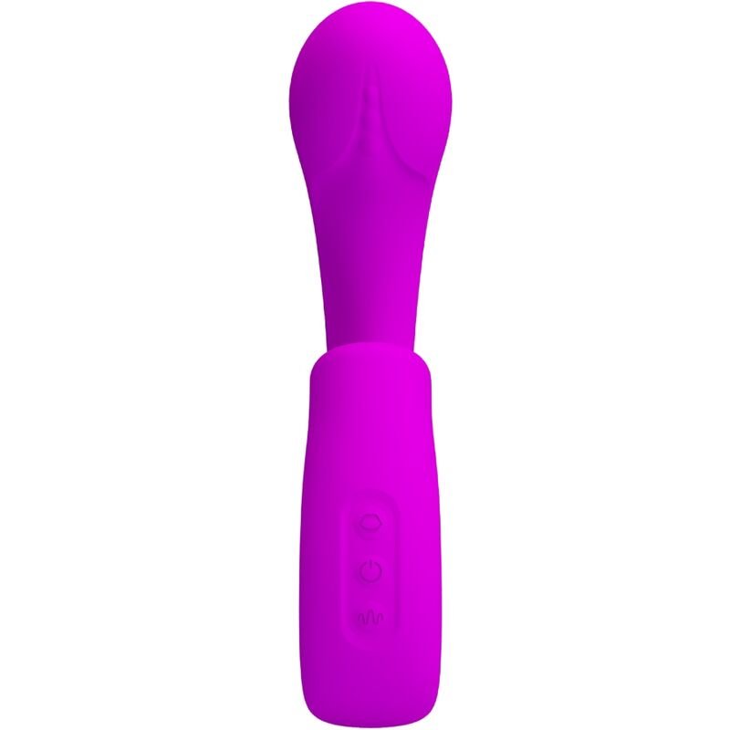 PRETTY LOVE - SIBEL SIBEL VIBRADOR PONTO G + ESTIMULADOR DE CLITÓRIS 10 VIBRAÇÕES ROXO - Imagem 2