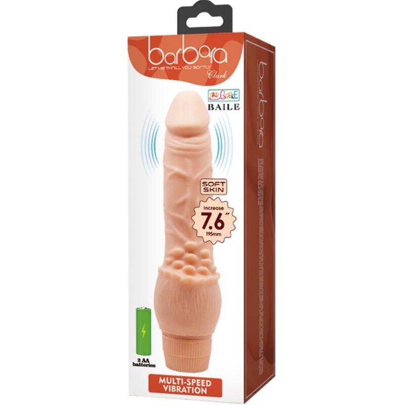 BAILE - BARBARA VIBRADOR REALISTA 19,5 CM CARNE - Image 4
