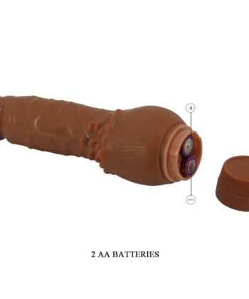 Visão alternativa de BAILE - BARBARA VIBRADOR REALISTA 19,5 CM MULATO