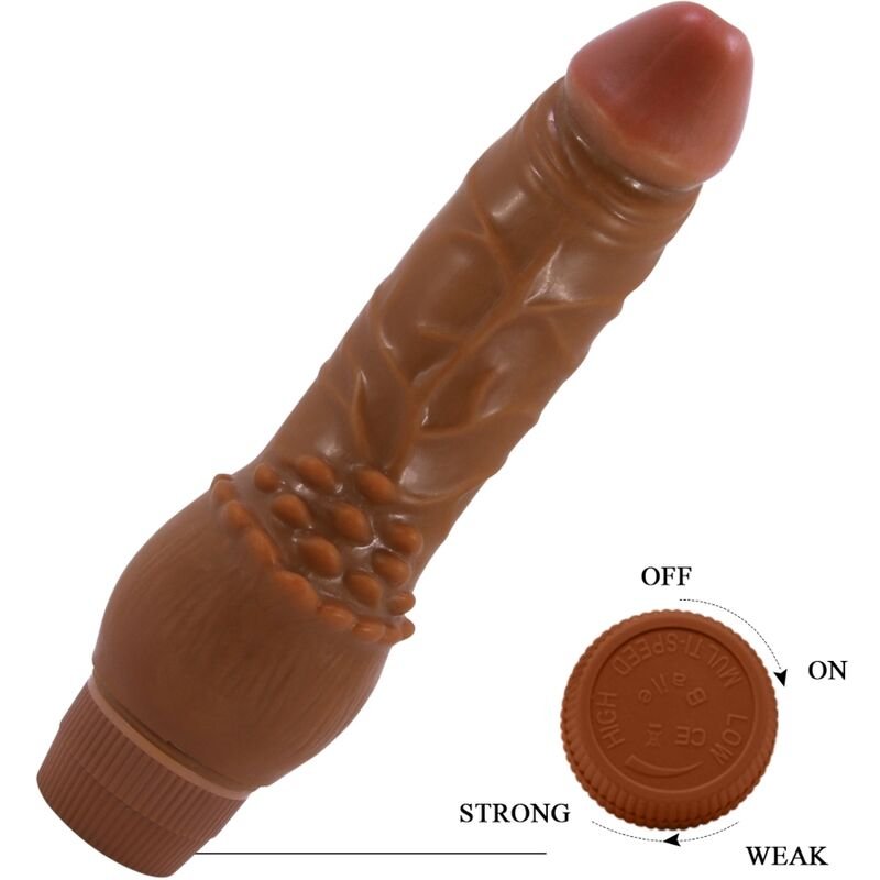 BAILE - BARBARA VIBRADOR REALISTA 19,5 CM MULATO - Image 5