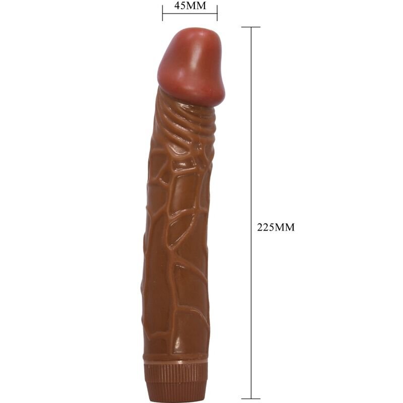 BAILE - BOB VIBRADOR REALISTA 22,5 CM MULATO - Imagem 4