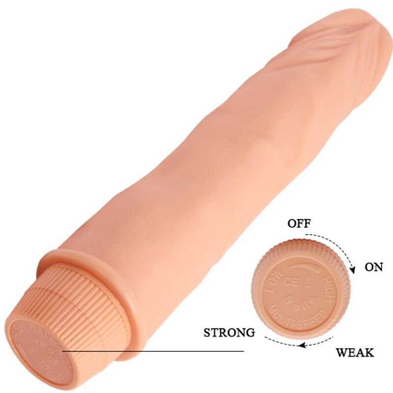 BAILE - VIBRADOR REALISTA ANÃO 21 CM CARNE - Imagem 5