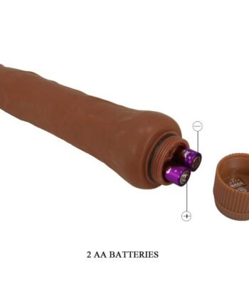 Visão alternativa de BAILE - VIBRADOR REALISTA DRYAD 25 CM MULATO