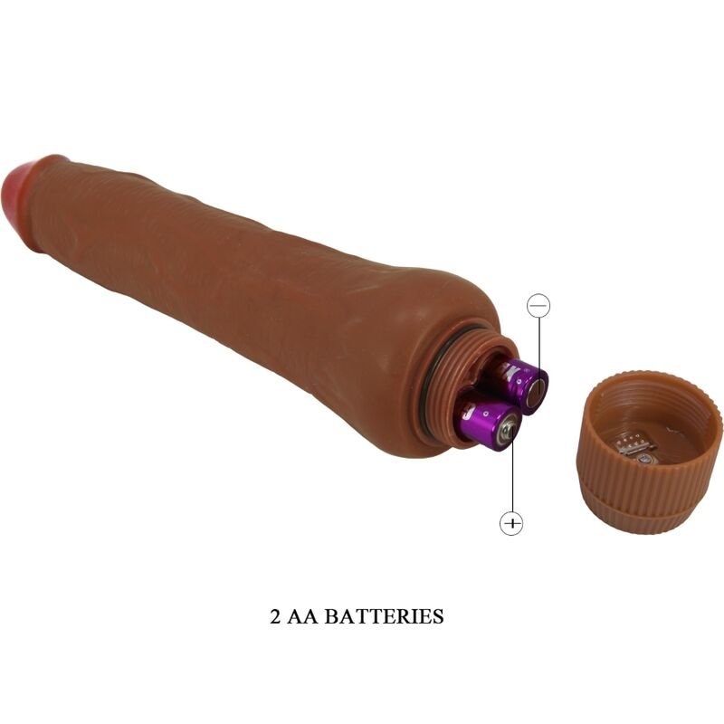 BAILE - VIBRADOR REALISTA DRYAD 25 CM MULATO - Image 2