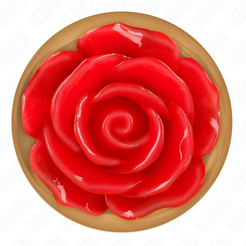 KINK - PLUG ANAL ROSA OURO COM ROSA VERMELHA L - Imagem 5