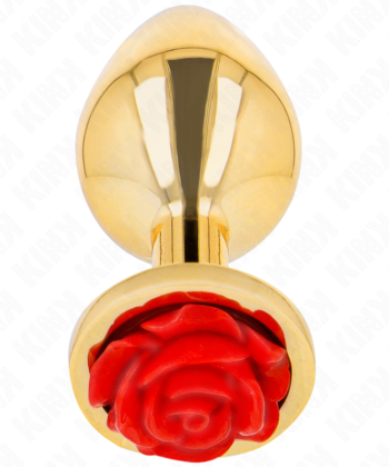 Visão alternativa de KINK - PLUG ANAL OURO ROSA VERMELHO TAMANHO S