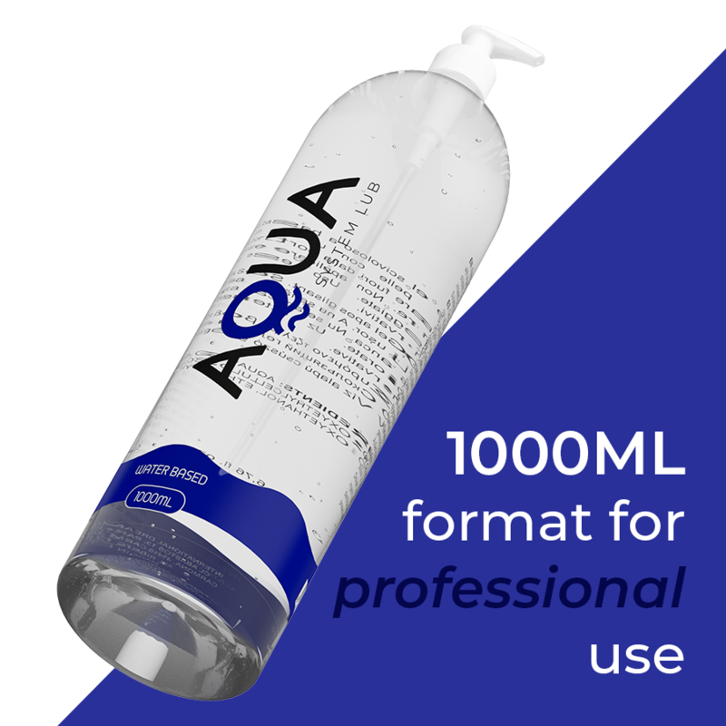 AQUA QUALITY - LUBRIFICANTE À BASE DE ÁGUA 1000 ML - Imagem 2